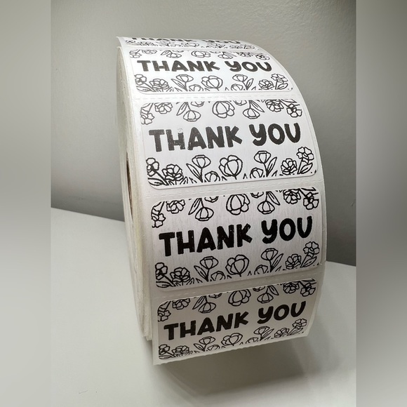 100 Thank You Stickers 2in | Packaging Supplies NWT​​​​​ - Picture 8 of 12